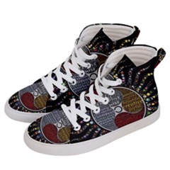 Whole Complete Human Qualities Men s Hi-top Skate Sneakers by Celenk