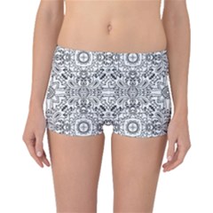 Mandala Pattern Line Art Boyleg Bikini Bottoms by Celenk