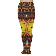 Mandala Psychedelic Neon Women s Tights