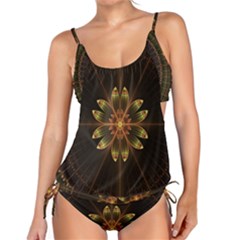 Fractal Floral Mandala Abstract Tankini Set by Celenk