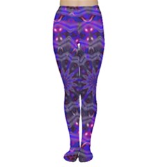 Purple Kaleidoscope Mandala Pattern Women s Tights