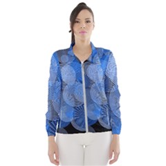 Circle Rings Abstract Optics Wind Breaker (Women)