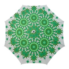 Mandala Geometric Pattern Shapes Golf Umbrellas by Celenk