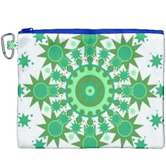 Mandala Geometric Pattern Shapes Canvas Cosmetic Bag (xxxl) by Celenk