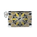 Mandala Yin Yang Live Flower Canvas Cosmetic Bag (Small) View1