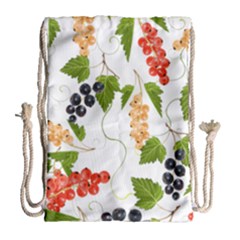 Juicy Currants Drawstring Bag (large) by TKKdesignsCo
