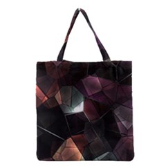 Crystals Background Design Luxury Grocery Tote Bag