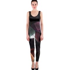 Crystals Background Design Luxury Onepiece Catsuit by Celenk