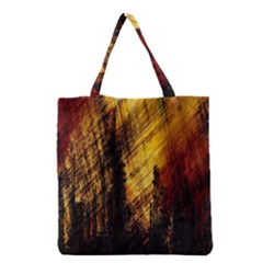 Refinery Oil Refinery Grunge Bloody Grocery Tote Bag