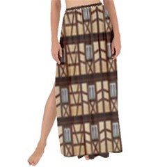 Window Facade Truss Hauswand Maxi Chiffon Tie-up Sarong by Celenk