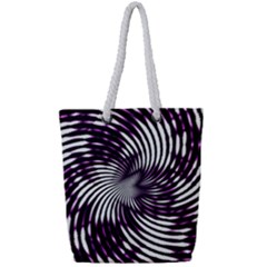 Background Texture Pattern Full Print Rope Handle Tote (small) by Celenk