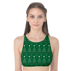 Christmas Tree Holiday Star Tank Bikini Top by Celenk