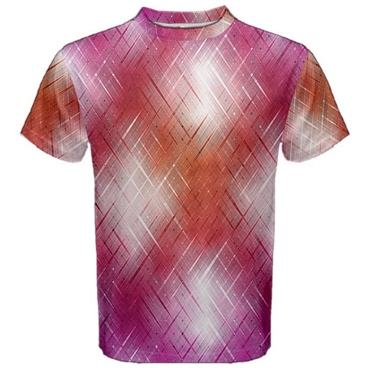 Background Texture Pattern 3d Men s Cotton Tee