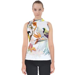 Birds Of Paradise Shell Top by TKKdesignsCo