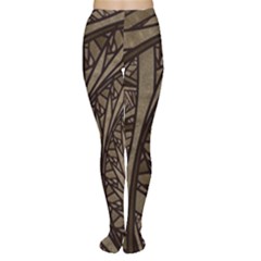 Abstract Pattern Graphics Women s Tights