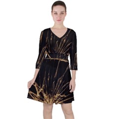 Background Abstract Structure Ruffle Dress