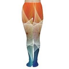 Abstract Star Pattern Structure Women s Tights