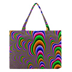 Fractal Background Pattern Color Medium Tote Bag by Celenk