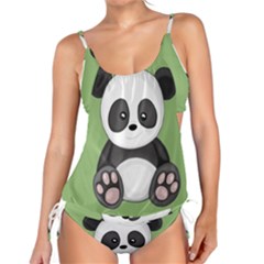 Cute Panda Tankini Set by Valentinaart