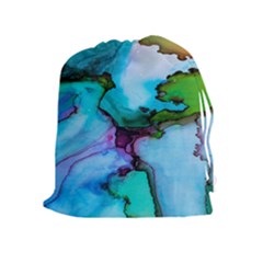 Abstract Painting Art Drawstring Pouches (extra Large) by Celenk