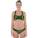 Flora Entwine Fractals Flowers Cross Back Hipster Bikini Set View1