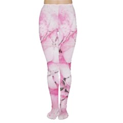 Flower Pink Art Abstract Nature Women s Tights