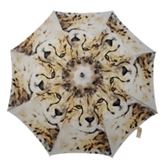 Leopard Animal Art Abstract Hook Handle Umbrellas (large) by Celenk