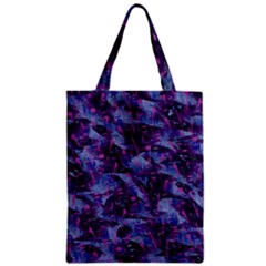 Techno Grunge Punk Zipper Classic Tote Bag