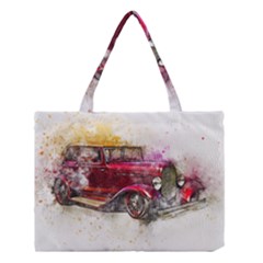 Car Old Car Art Abstract Medium Tote Bag
