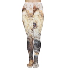 Dog Animal Pet Art Abstract Women s Tights