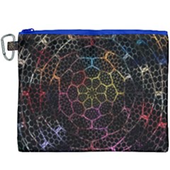 Background Grid Art Abstract Canvas Cosmetic Bag (XXXL)