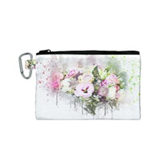 Flowers Bouquet Art Abstract Canvas Cosmetic Bag (small) by Celenk