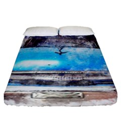 Car Old Car Art Abstract Fitted Sheet (queen Size) by Celenk