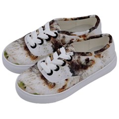 Dog Animal Pet Art Abstract Kids  Classic Low Top Sneakers by Celenk