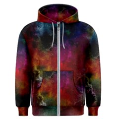 Abstract Picture Pattern Galaxy Men s Zipper Hoodie by Celenk