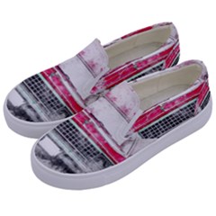 Car Old Car Art Abstract Kids  Canvas Slip Ons by Celenk