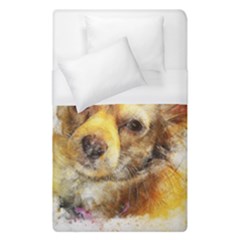 Dog Animal Art Abstract Watercolor Duvet Cover (Single Size)