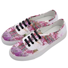 Window Flowers Nature Art Abstract Women s Classic Low Top Sneakers