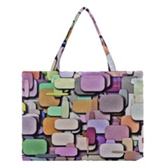 Background Painted Squares Art Medium Tote Bag