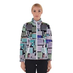 Background Painted Squares Art Winterwear by Celenk