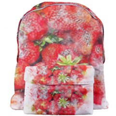 Strawberries Fruit Food Art Giant Full Print Backpack by Celenk