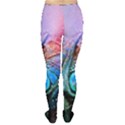 Lizard Reptile Art Abstract Animal Women s Tights View2