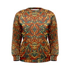 Multicolored Abstract Ornate Pattern Women s Sweatshirt by dflcprints
