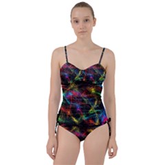 Background Light Glow Abstract Art Sweetheart Tankini Set by Celenk