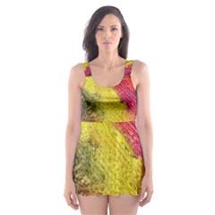Background Art Abstract Watercolor Skater Dress Swimsuit by Celenk