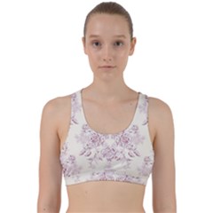 French Chic Back Weave Sports Bra by NouveauDesign