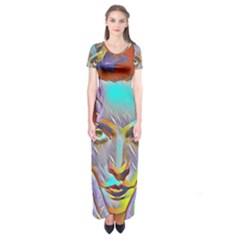 Femm Fatale Short Sleeve Maxi Dress by NouveauDesign