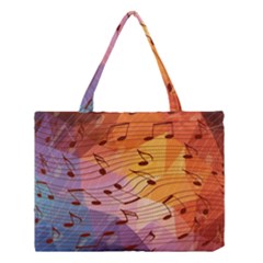 Music Notes Medium Tote Bag by linceazul