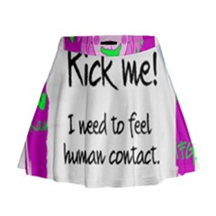 Kick Me! Mini Flare Skirt by psychodeliciashop