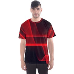 Background Light Glow Abstract Art Men s Sports Mesh Tee